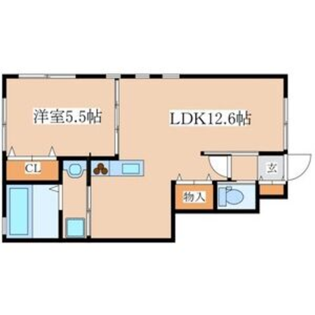 古田新築ハイツの物件間取画像